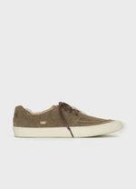 TENIS DECK COURO GASTO MASC