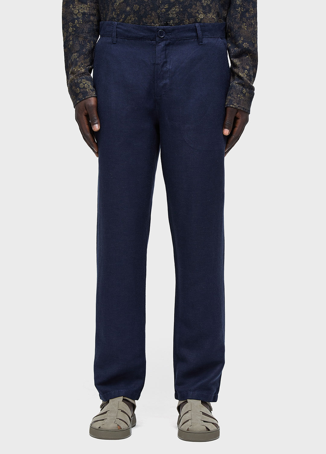 CALCA ALFAIATARIA FLUID LINEN