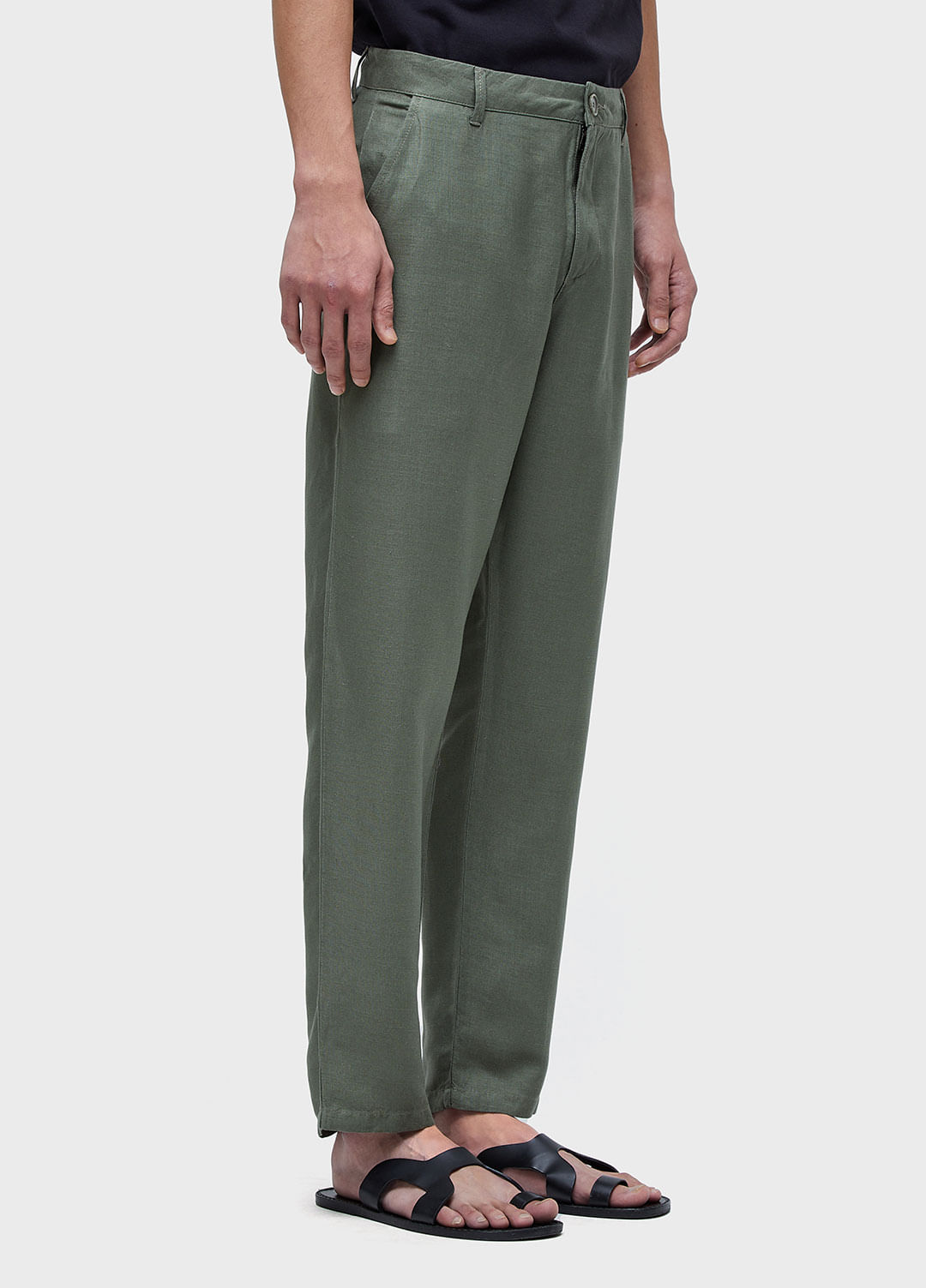 CALCA ALFAIATARIA FLUID LINEN