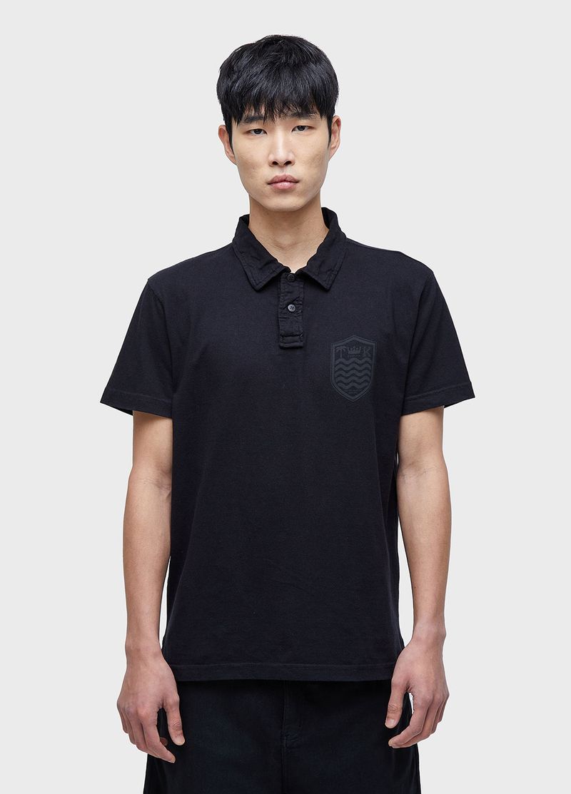 CAMISA POLO STONE MC BLACK