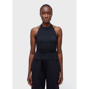 Blusa frente única plissada