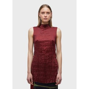 Top wrinkled satin  double face
