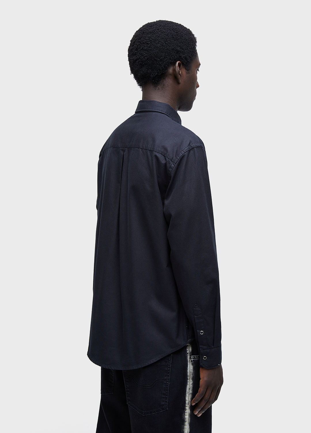 CAMISA COTTON BORDADO ROSAS ML