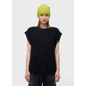 Colete furry tricot