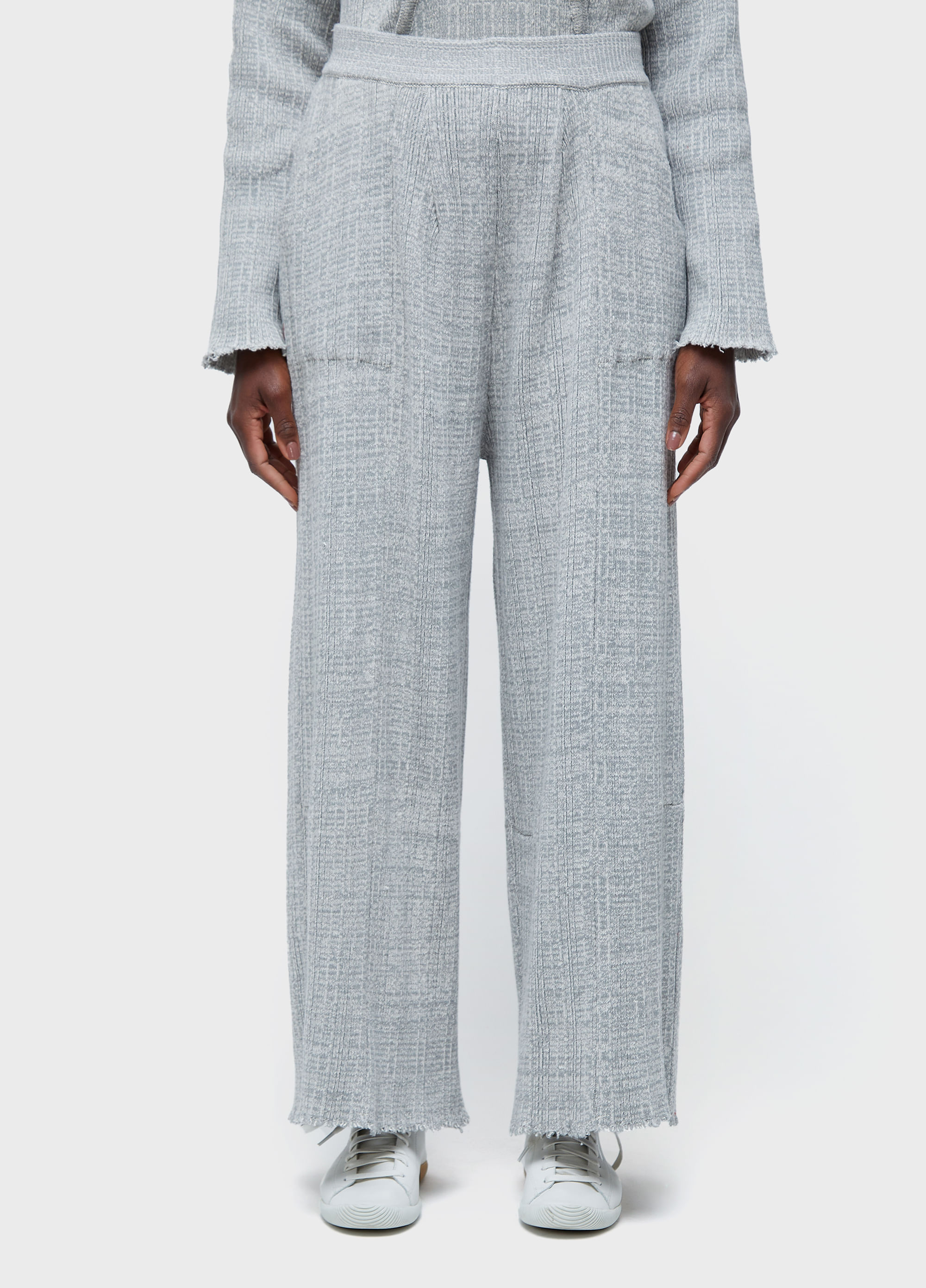 CALCA TRICOT FEM FRAYED