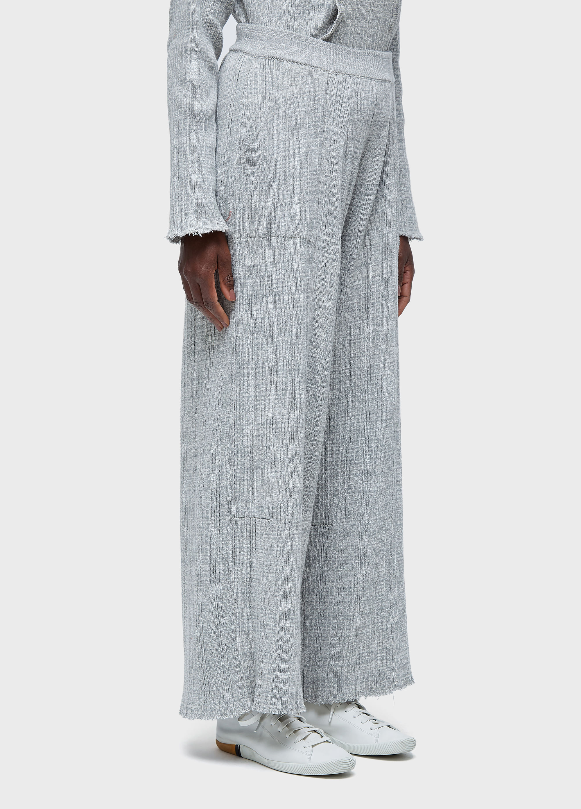 CALCA TRICOT FEM FRAYED