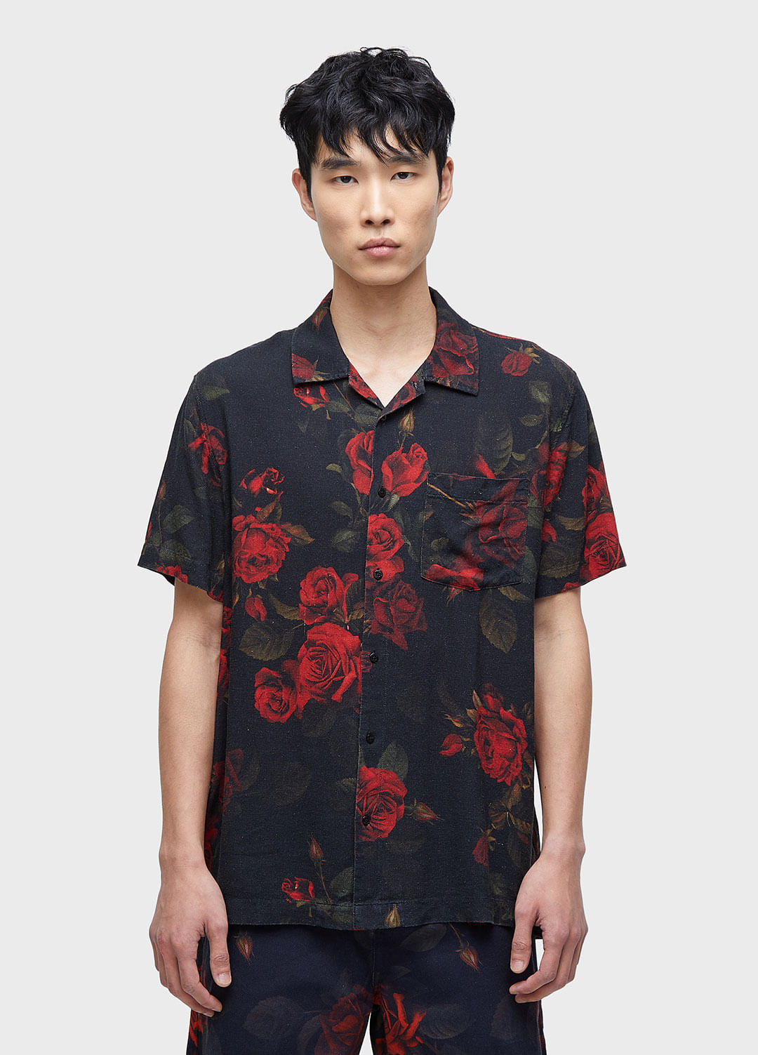 CAMISA MASC VINTAGE ROSE MC