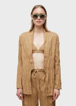 BLAZER TRICOLINE WRINKLED