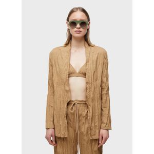 Blazer tricoline wrinkled