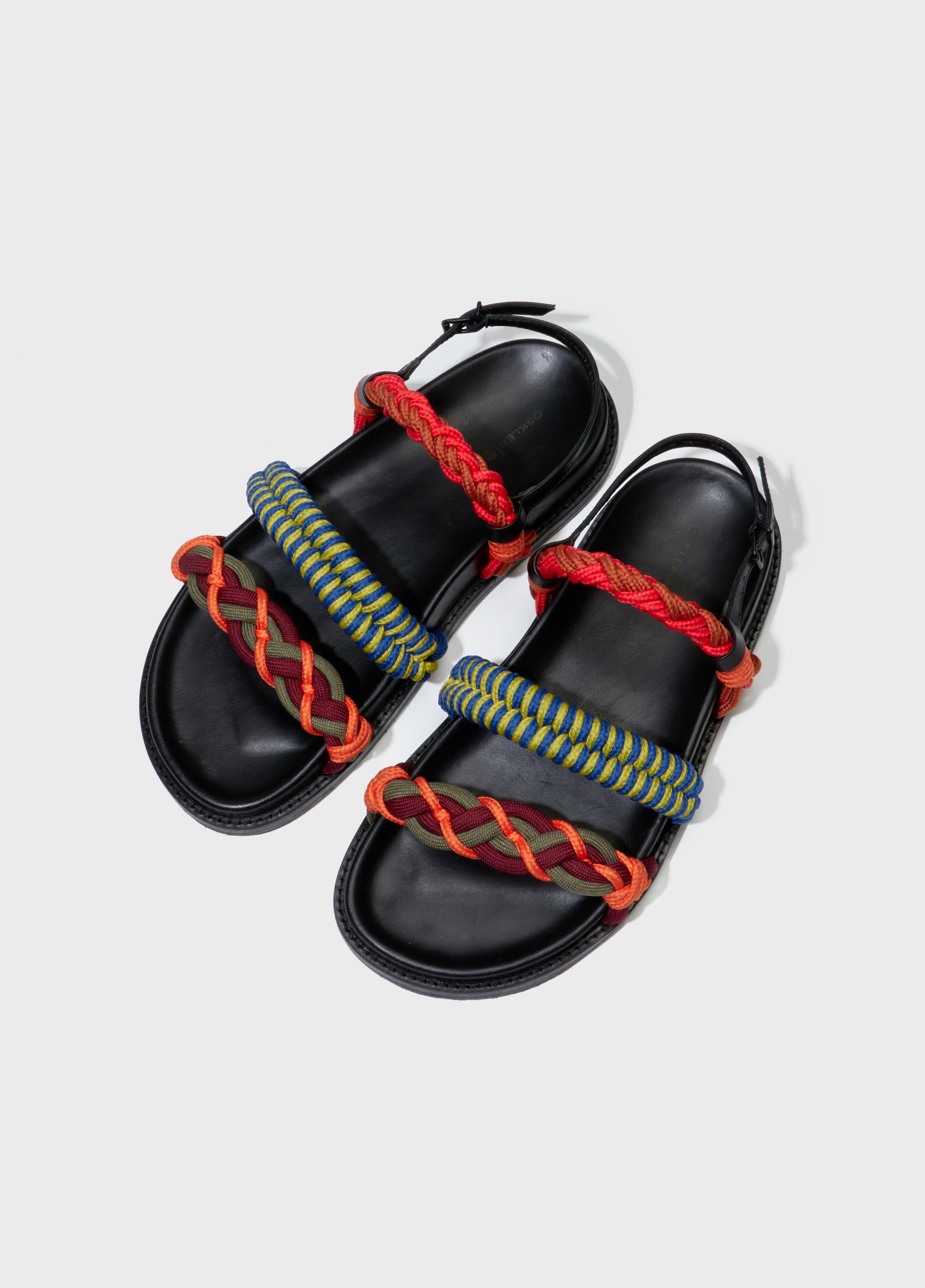 SANDALIA MACRAME CORDA