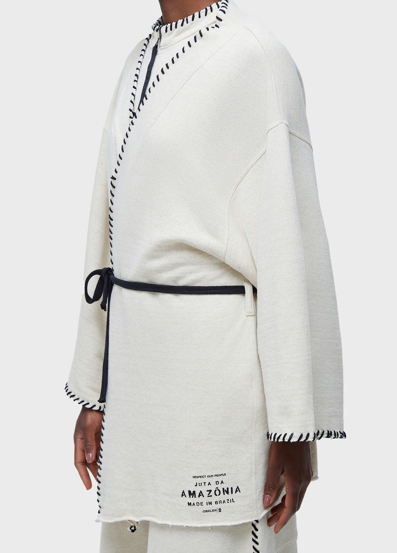 CASACO MOLETOM JUTA DOUBLE FACE