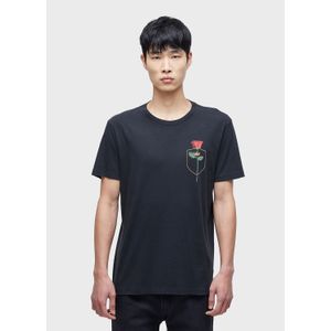 T-shirt soft used brasao rosa