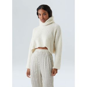Maxi blusa tricot gola