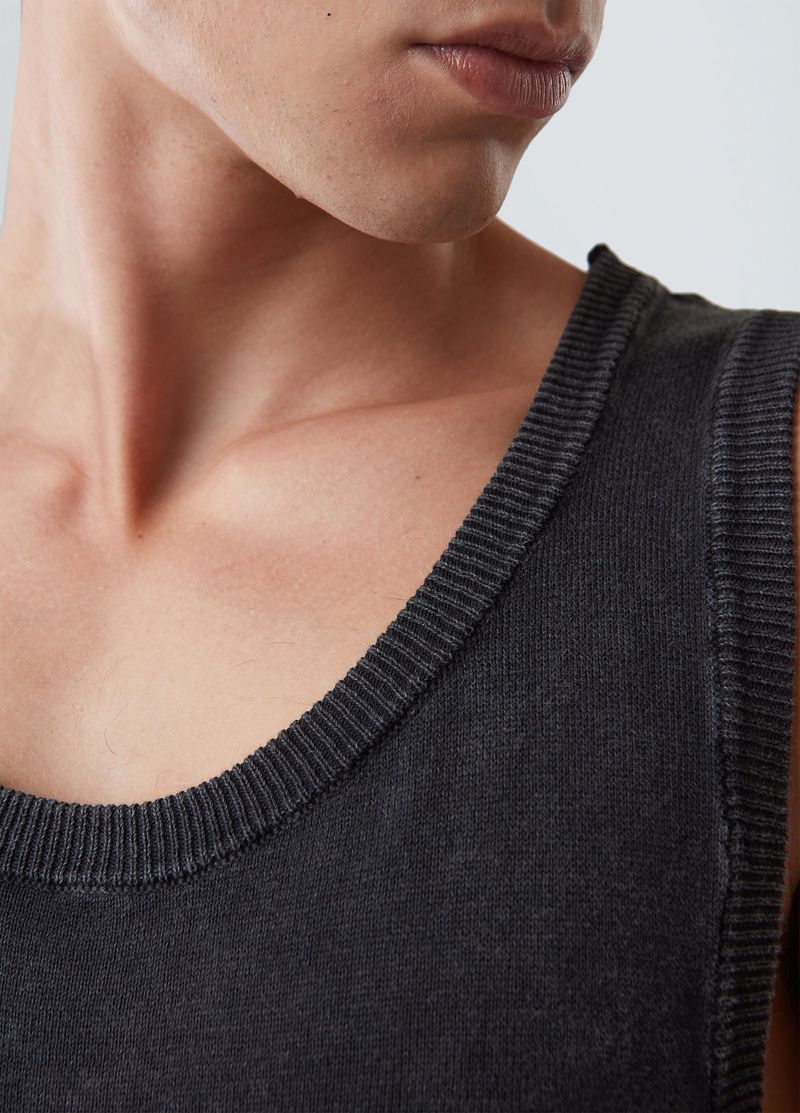 regata tricot marmorizado II