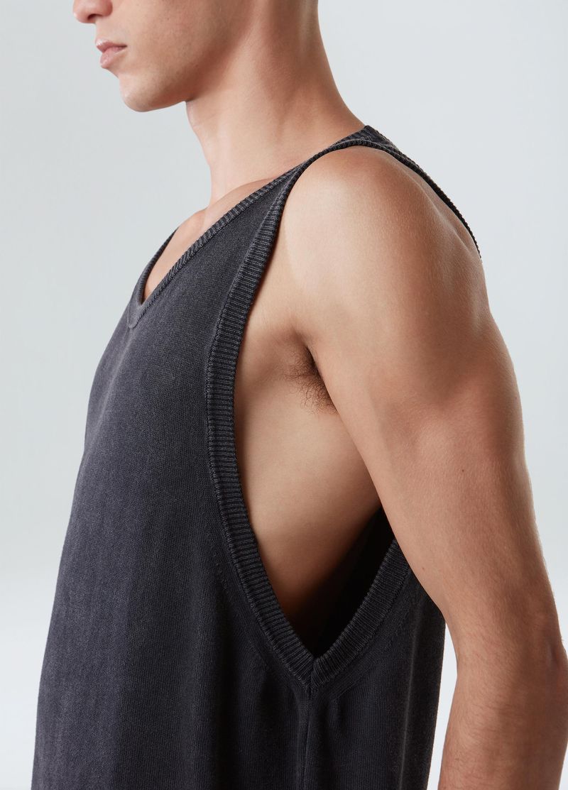 regata tricot marmorizado II