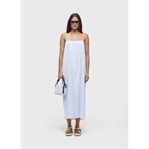Vestido alças plissado