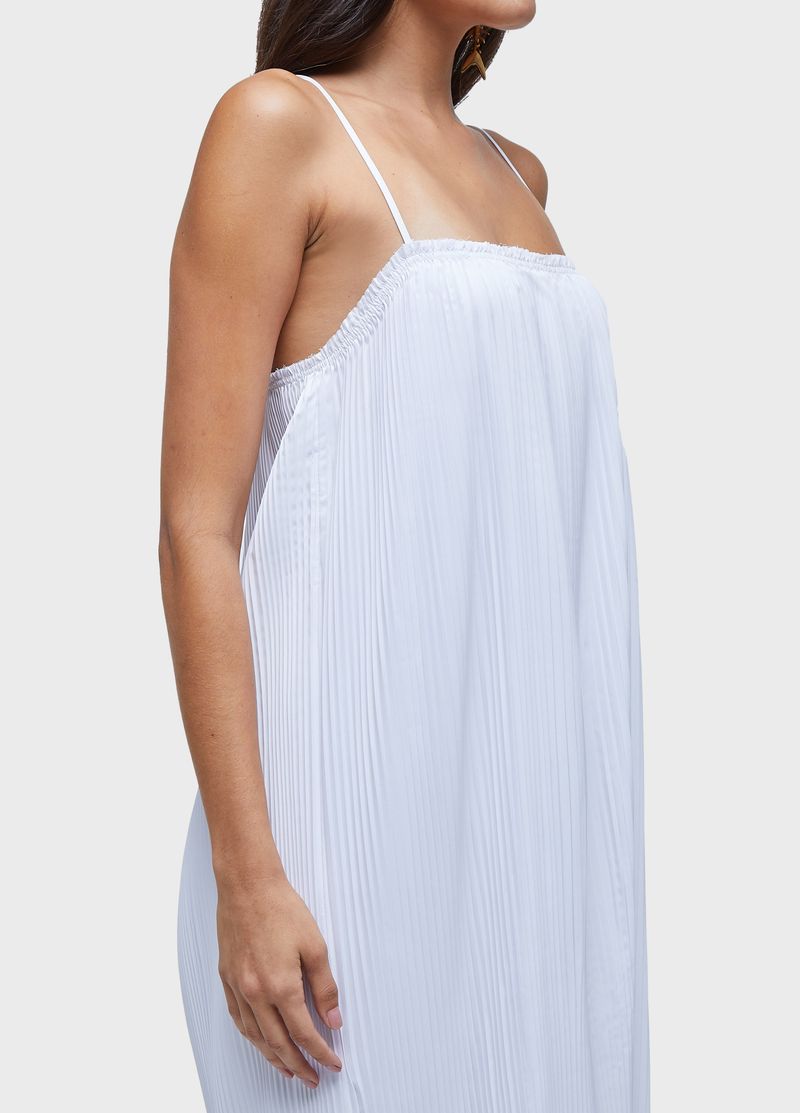 VESTIDO ALCAS PLISSADO