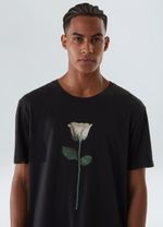 tshirt soft used white rose