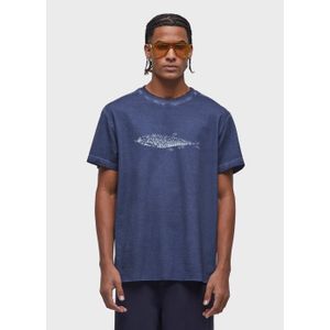 T-shirt double watercolor fish
