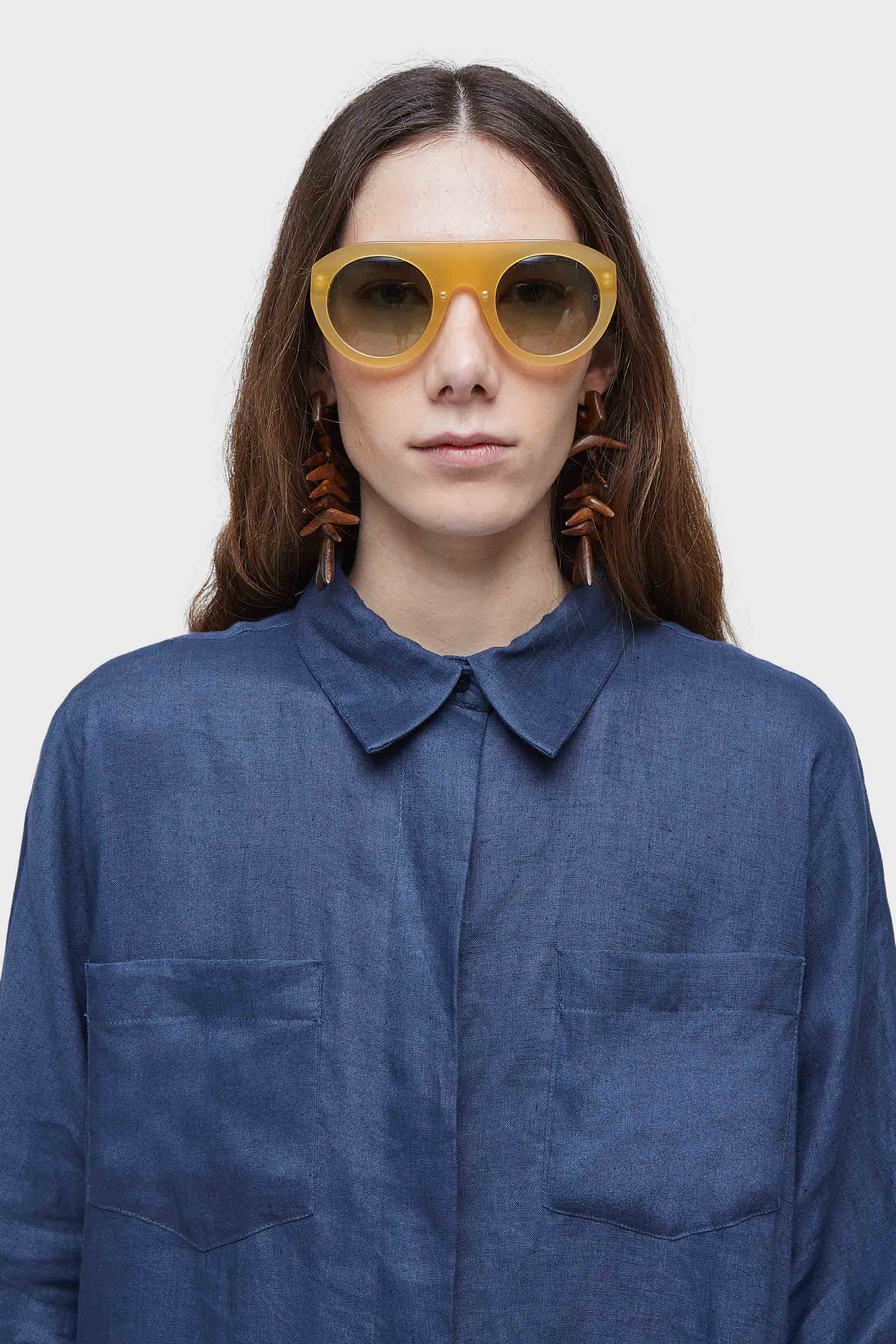 Camisa linen stone