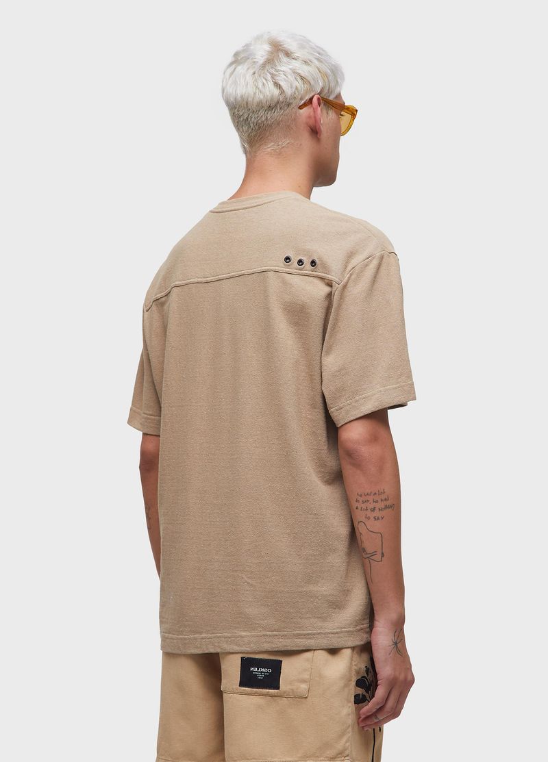 TSHIRT OVER RECYCLED YOKE MC