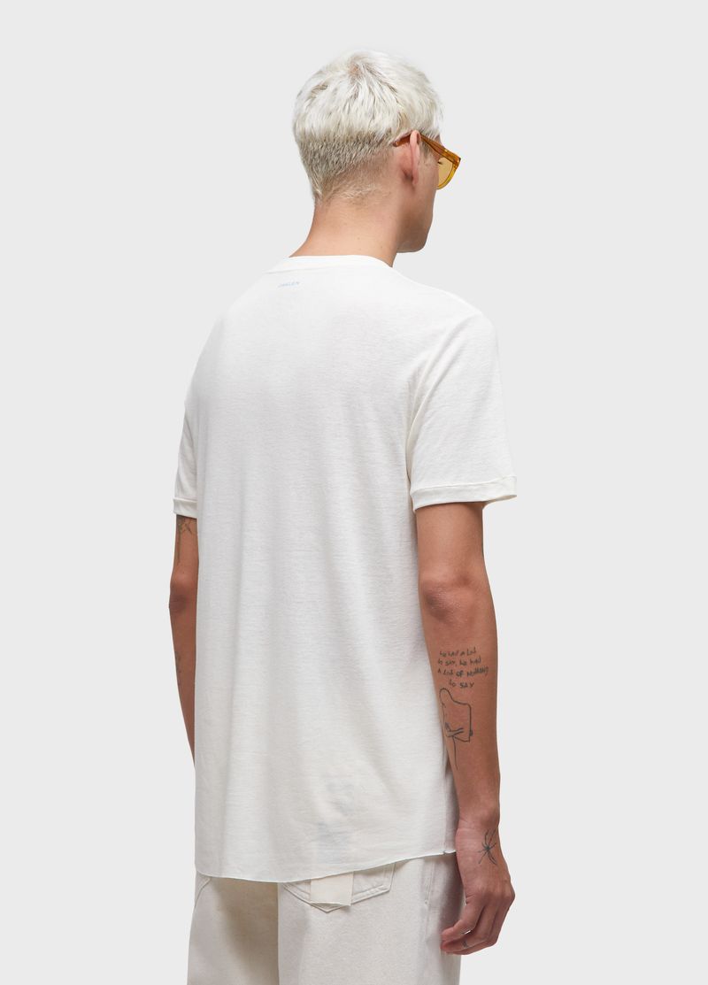 TSHIRT LIGHT LINEN STAMP MC