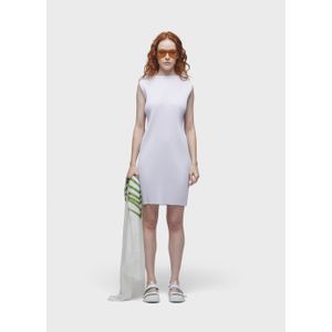 Vestido plissado curto