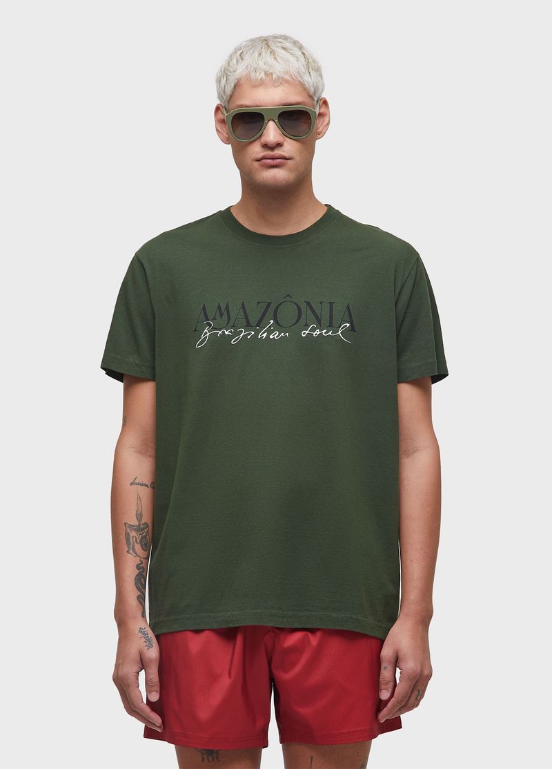 TSHIRT VINTAGE AMAZONIA SERIFADO MC