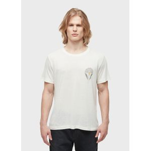 T-shirt light linen flower sun