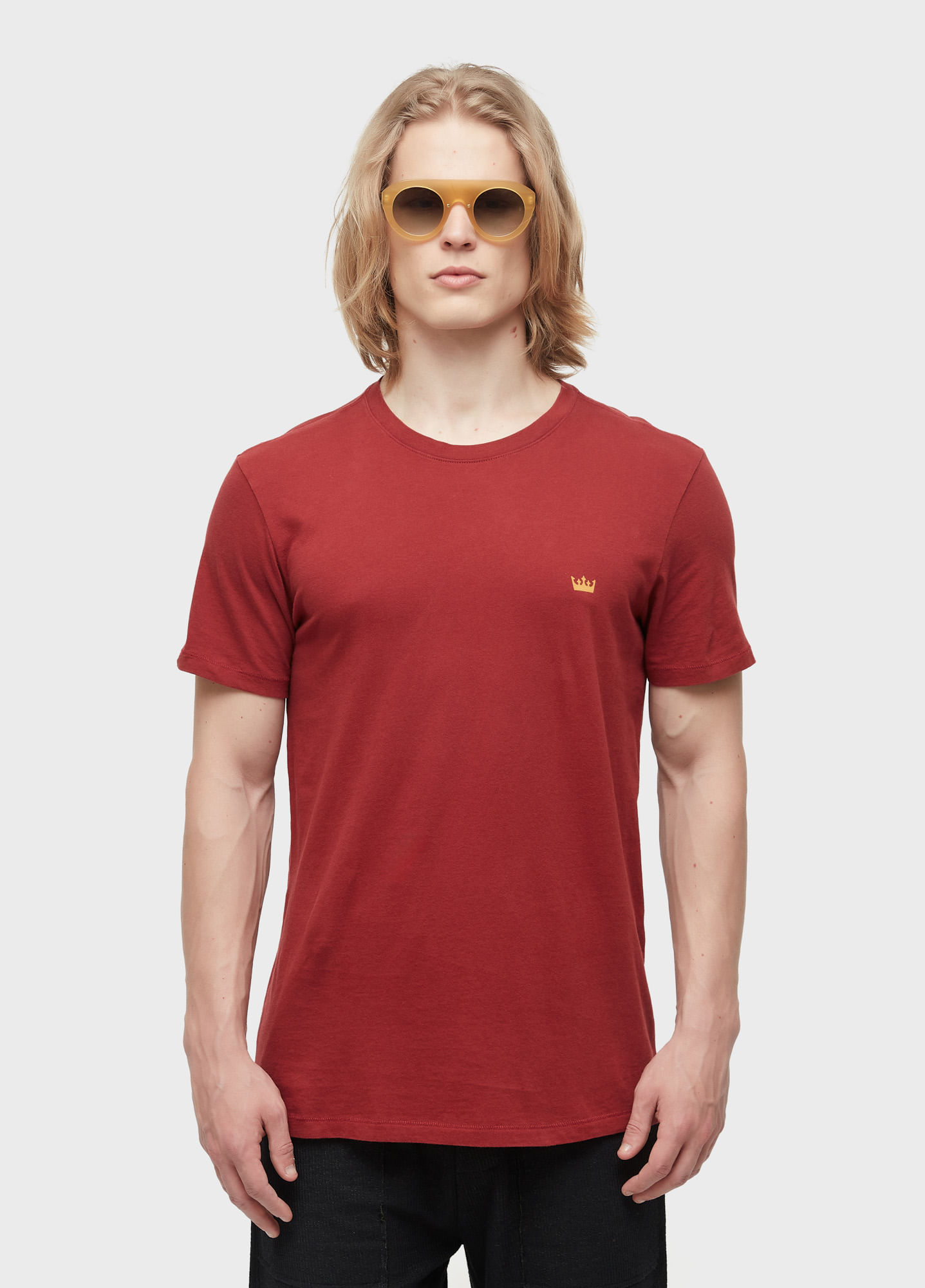 T-shirt soft used gold crown