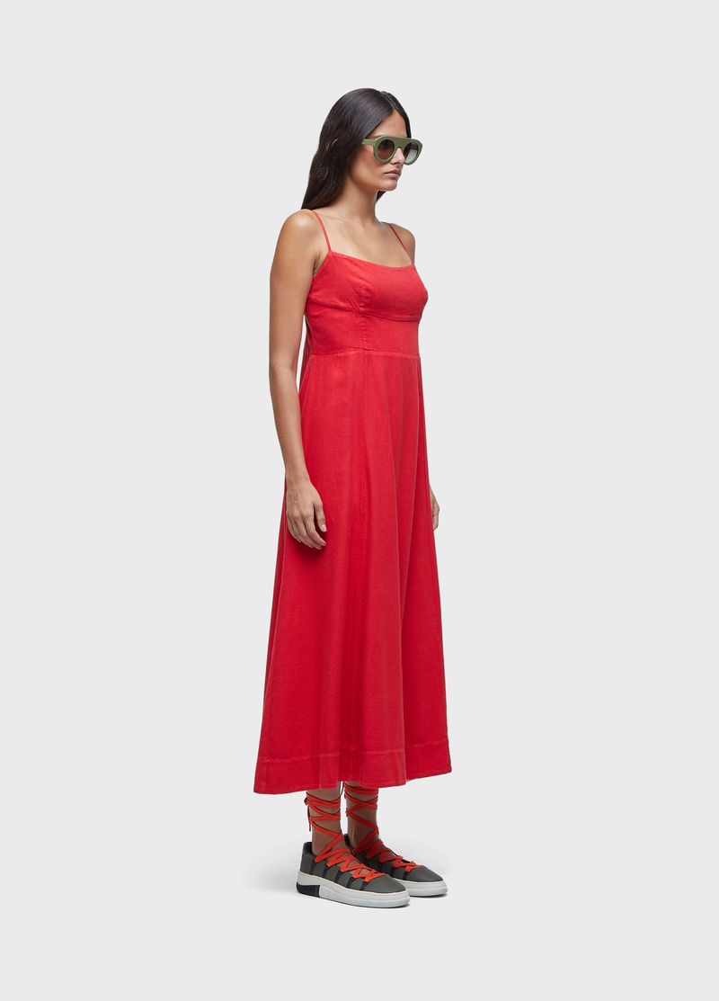 VESTIDO ALCAS LINEN