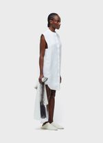 VESTIDO SMOKING SLEEVELESS LINEN
