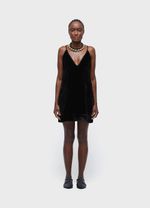 VESTIDO ALCAS CURTO VELVET