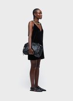 VESTIDO ALCAS CURTO VELVET
