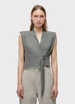 BLUSA AMARRACAO LINHO RECICLADO