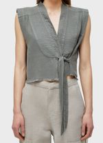 BLUSA AMARRACAO LINHO RECICLADO