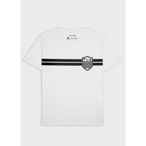 T-shirt vintage brasão listras