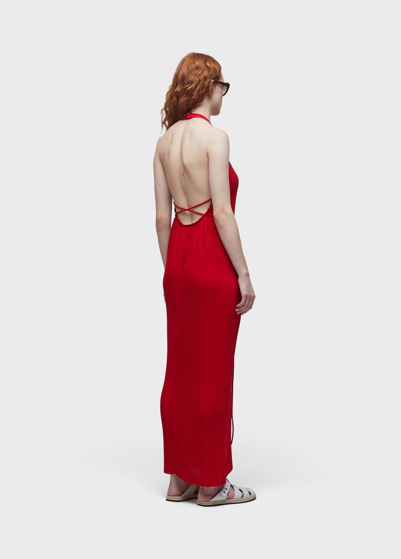 VESTIDO FRENTE UNICA PLISSADO