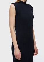 VESTIDO GOLA ALTA FRAYED