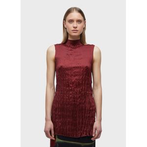 Top wrinkled satin  double face