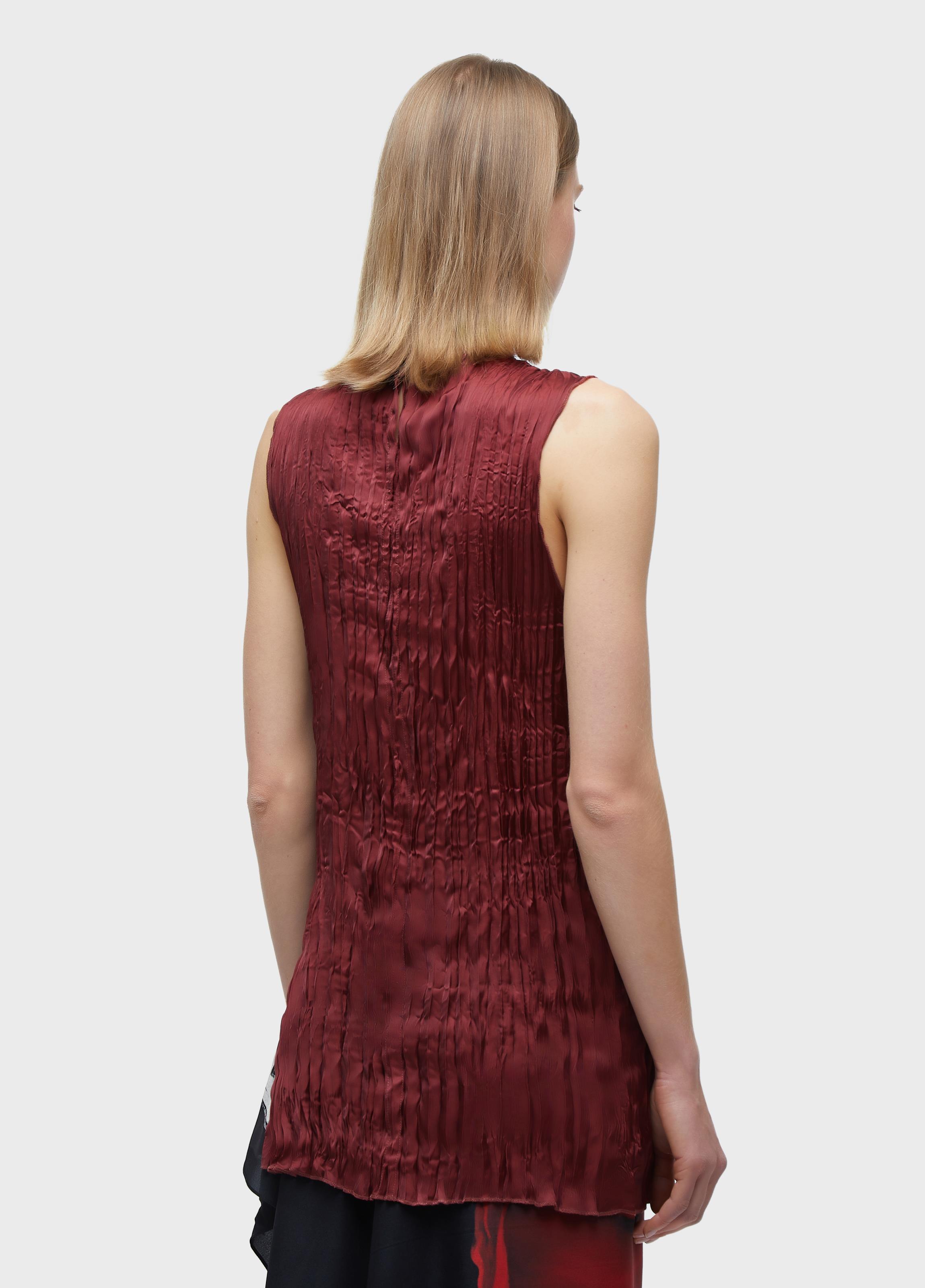 TOP WRINKLED SATIN DOUBLE FACE
