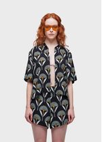 CAMISA MANGA CURTA SUNFLOWER DOTS