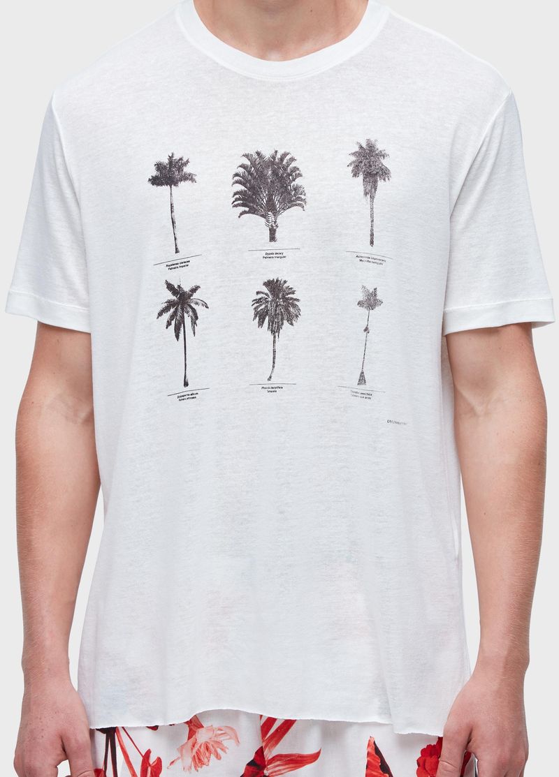 TSHIRT LIGHT LINEN INHOTIM PALMEIRAS