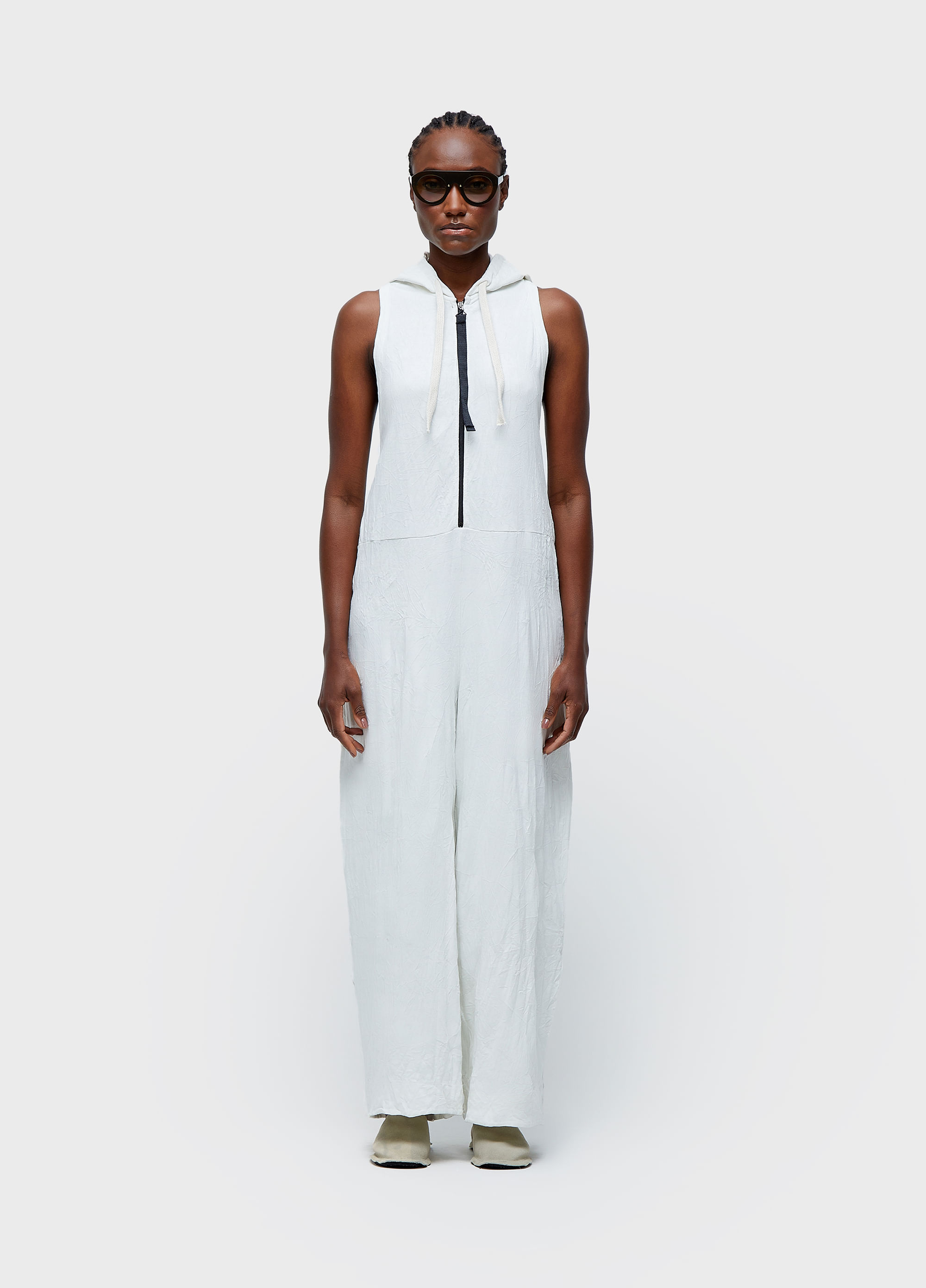 MACACAO SLEEVELESS CAPUZ WRINKLED