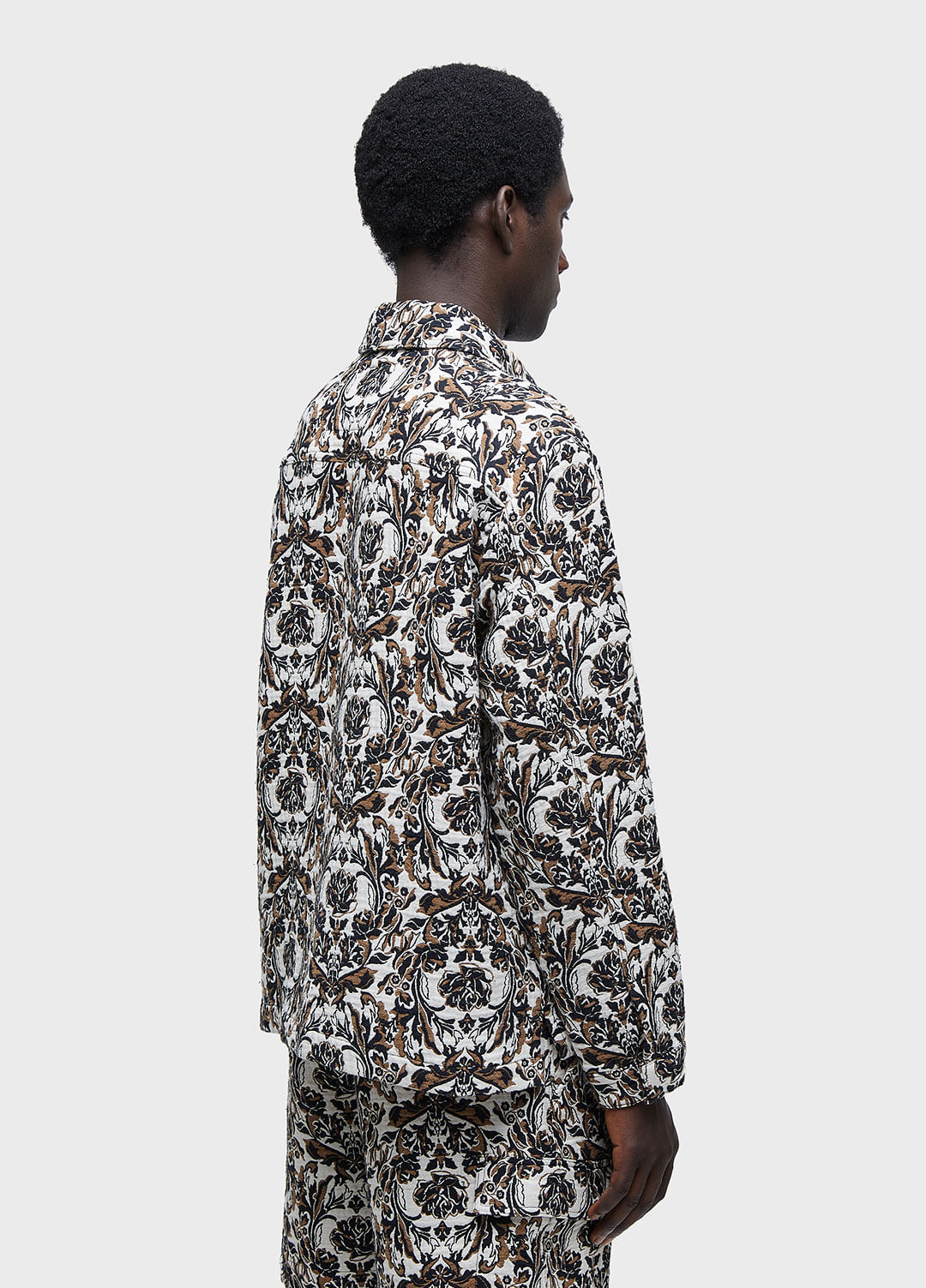 JAQUETA DOUBLE ROSE JACQUARD