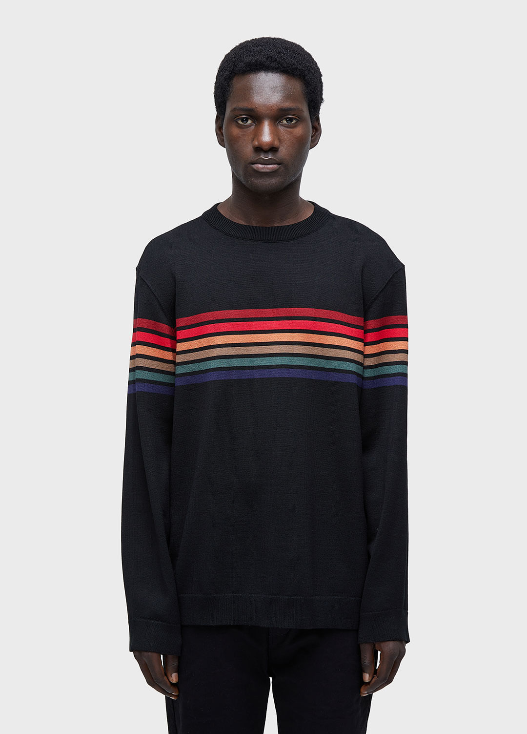 SWEATER TRICOT VINTAGE STRIPES