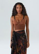 TOP UNDER TRICOT BICOLOR
