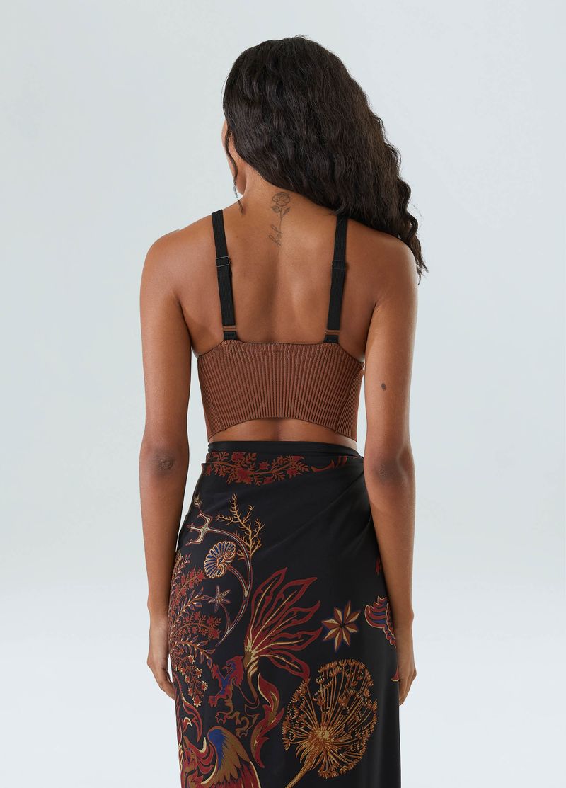 TOP UNDER TRICOT BICOLOR