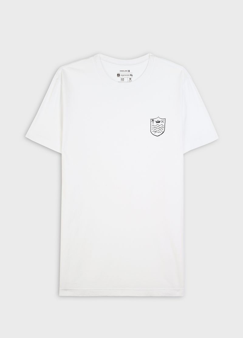 Tshirt Slim Stone Brasão Rough