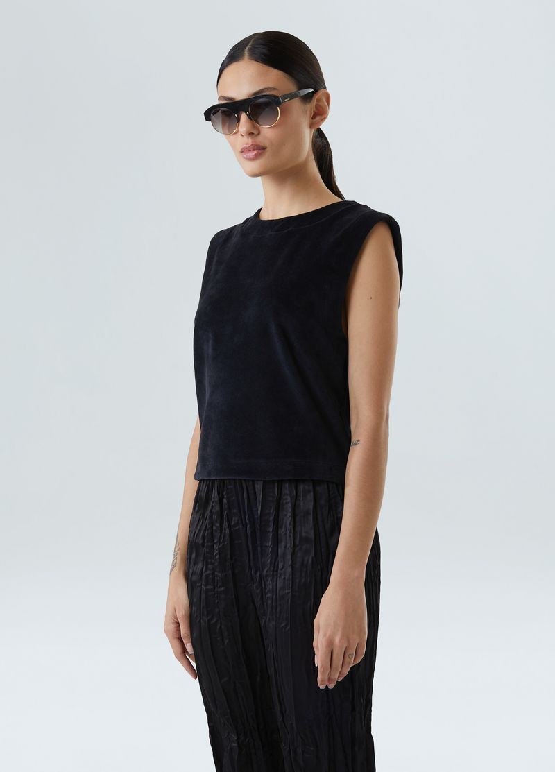 sleeveless plush gola